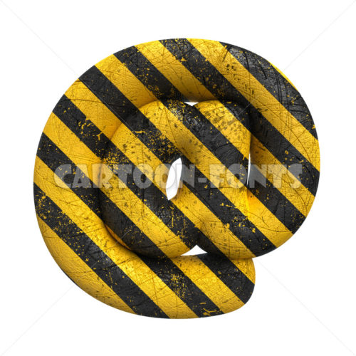 caution email sign - 3d sign - Cartoon fonts - High quality 3d letters and signs illustrations