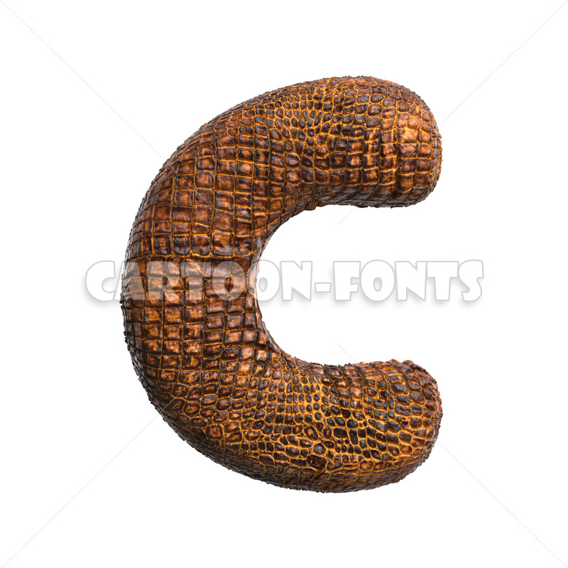reptile character C - Uppercase 3d font - Cartoon fonts - High quality 3d letters and signs illustrations reptile character C - Uppercase 3d font - Cartoon fonts - High quality 3d letters and signs illustrations